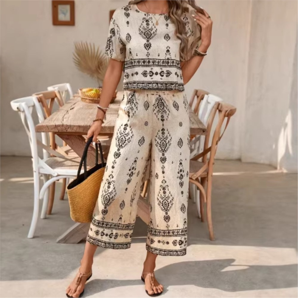 Fashion Ethnic Retro Printed S - New Ethnic Fashion ulasan dan harga