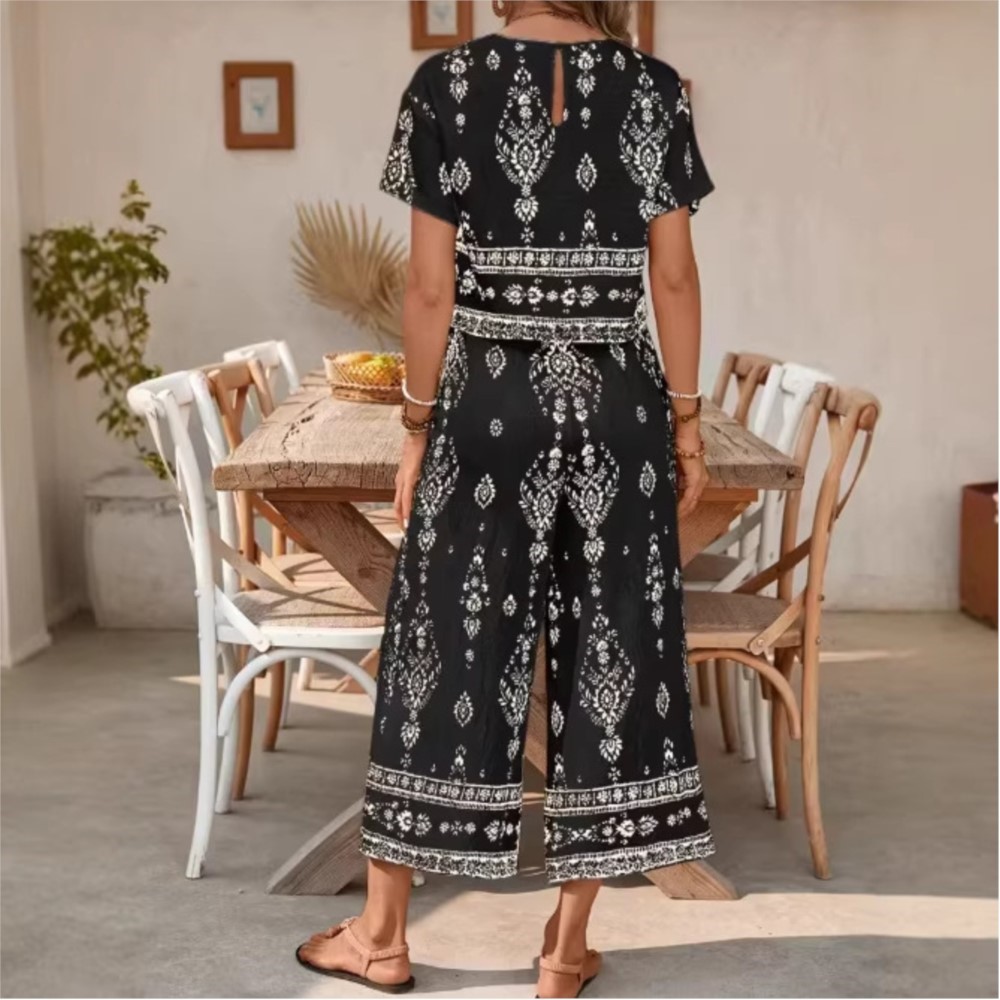 Fashion Ethnic Retro Printed S - New Ethnic Fashion ulasan dan harga