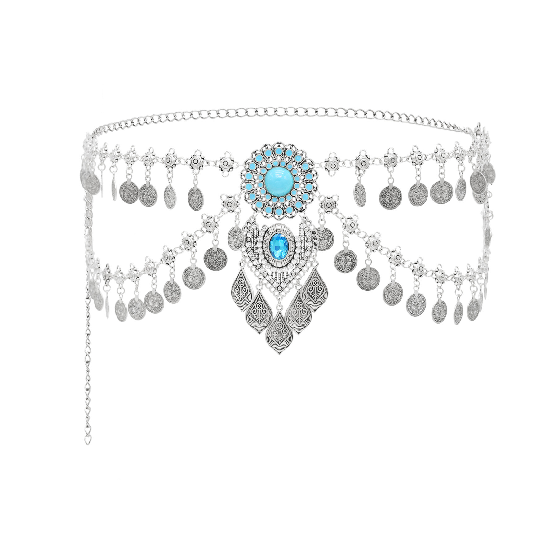 New Bohemian Coin Tassels Faux - New Ethnic Fashion ulasan dan harga